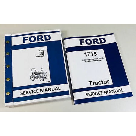 Ford 1715 Tractor Service Repair Shop Manual Complete Factory Technical Overhaul