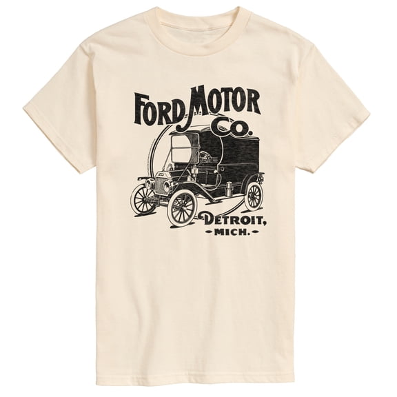 Ford - 1911 Model T Delivery Car Ford Motor Co Logo - Men's Short Sleeve T-Shirt