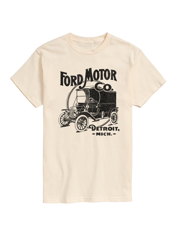 - 1911 Model T Delivery Car Ford Motor Co Logo Men's Short Sleeve Graphic T-Shirt