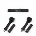 thumbnail image 1 of Ford 1932 Model B Standard 2 Point Black Retractable Bench Seat Belt Kit - 3 Belts, 1 of 1