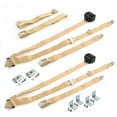 thumbnail image 1 of Ford 1933-1934 Model C Standard 3 Point Tan Retractable Bench Seat Belt Kit with Bracketry - 3 Belts, 1 of 1