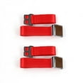 thumbnail image 1 of Ford 1941-1948 Airplane 2 Point Red Lap Bucket Seat Belt Kit - 2 Belts, 1 of 1