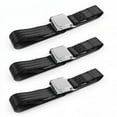 thumbnail image 1 of Ford 1949-1951 Airplane 2 Point Black Lap Bench Seat Belt Kit - 3 Belts, 1 of 1