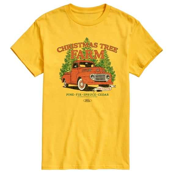 Ford - 1949 Ford F3 Christmas Tree Farm - Men's Short Sleeve Graphic T-Shirt