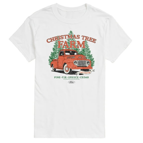 Ford - 1949 Ford F3 Christmas Tree Farm - Men's Short Sleeve Graphic T-Shirt