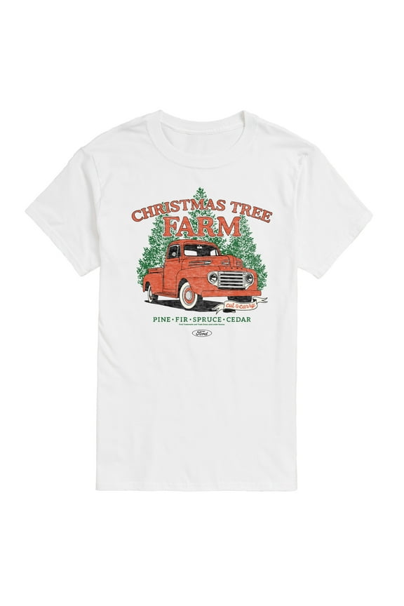 - 1949 Ford F3 Christmas Tree Farm - Men's Short Sleeve Graphic T-Shirt