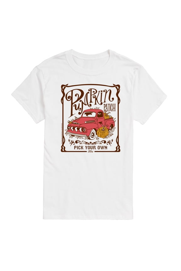- 1952 Ford F100 Pumpkin Patch - Men's Short Sleeve Graphic T-Shirt