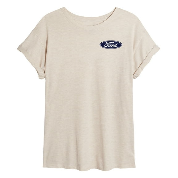 Ford - 1970 Ford Bronco American - Women's Oversized Graphic T-Shirt