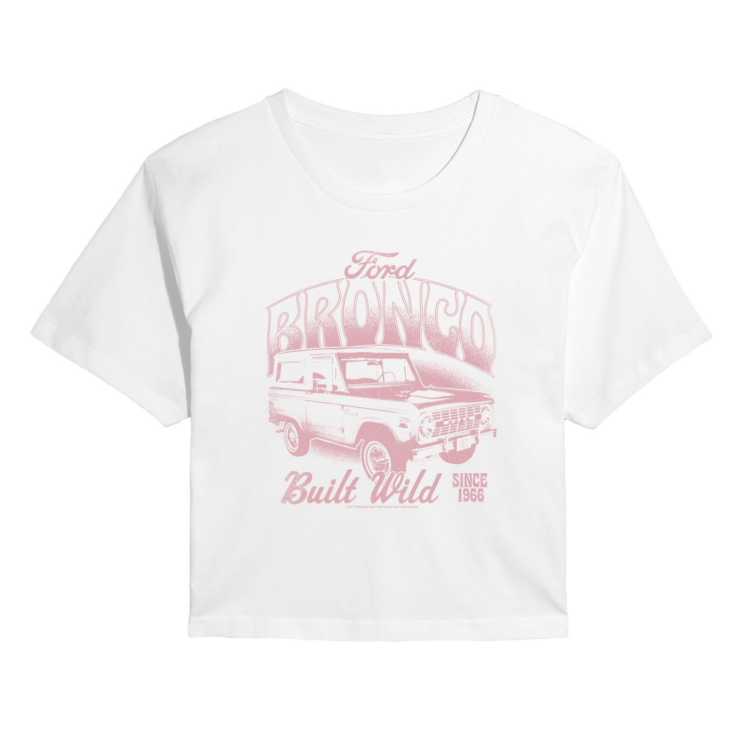 Ford - 1972 Ford Bronco - Juniors Cropped Graphic T-Shirt