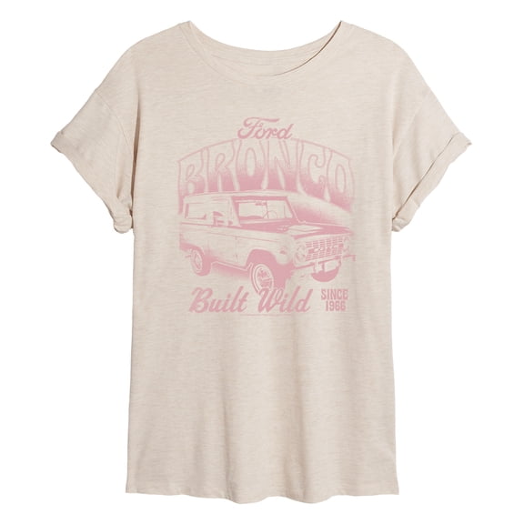 Ford - 1972 Ford Bronco - Juniors Oversized Graphic T-Shirt