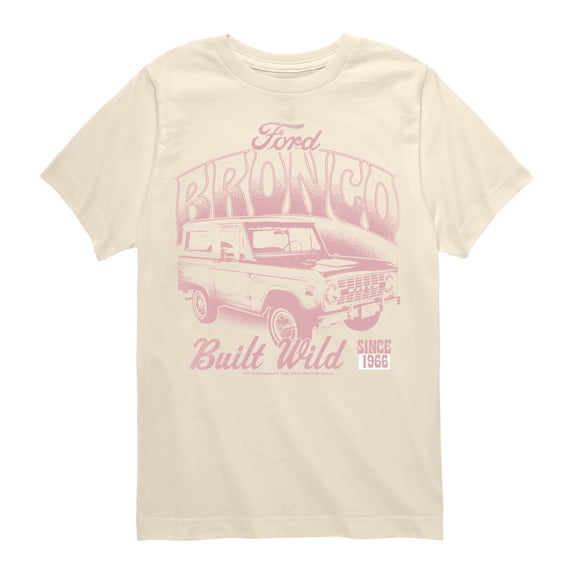 Ford - 1972 Ford Bronco Tonal Washed - Youth Boys Short Sleeve Graphic T-Shirt