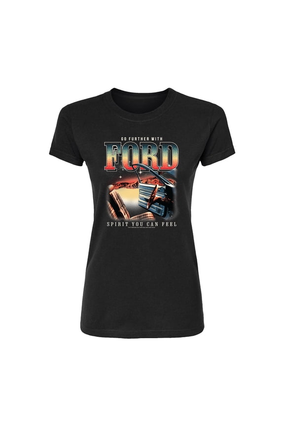 - 1979 Ford Pinto Scene - Juniors Fitted Graphic T-Shirt