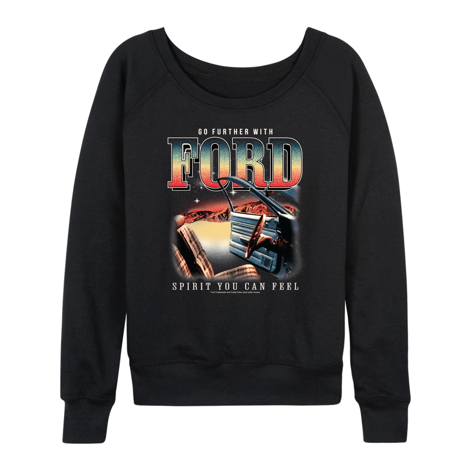 Ford - 1979 Ford Pinto Scene - Women's French Terry Long Sleeve Pullover