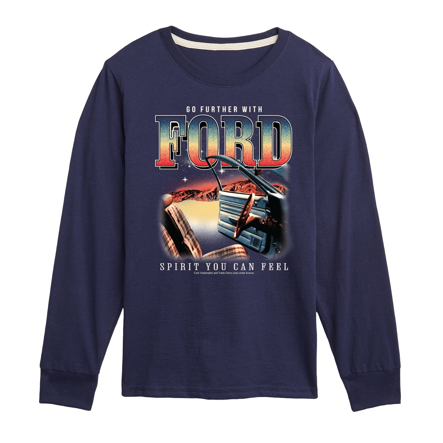Ford - 1979 Pinto Scene - Youth Boys Long Sleeve Graphic T-Shirt