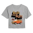 thumbnail image 1 of Ford - 1983 Bronco Built For Fun - Juniors Cropped Graphic T-Shirt, 1 of 4