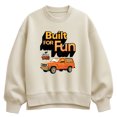 thumbnail image 1 of Ford - 1983 Bronco Built For Fun - Women's Oversized Fleece Crew Sweatshirt, 1 of 3