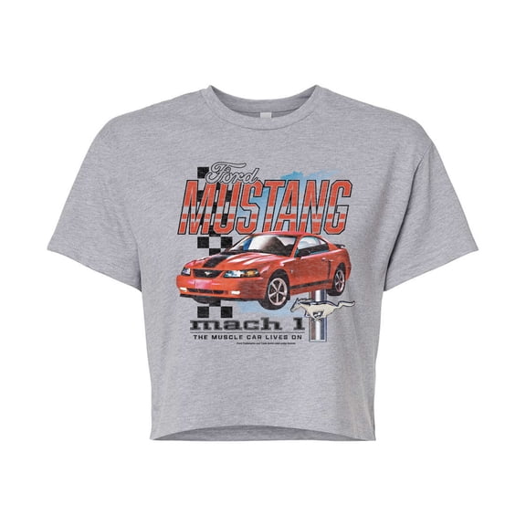 Ford - 2003 Ford Mustang - Juniors Cropped Graphic T-Shirt
