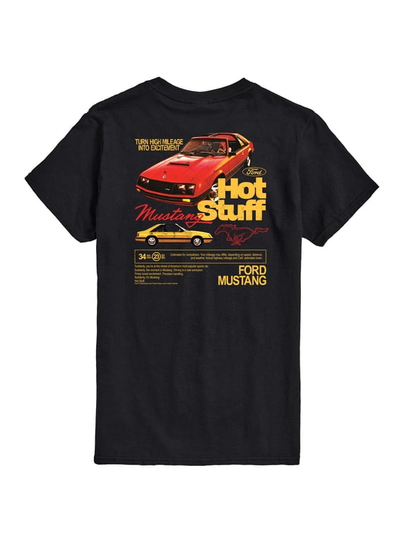 - 2005 Ford Mustang Hot Stuff Men's Short Sleeve Graphic T-Shirt