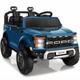 thumbnail image 1 of iYofe 24V 2 Seater Licensed Ford F150 Raptor Powered Ride on Truck with Remote, Safety Belt, Blue, 1 of 9