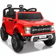 thumbnail image 1 of iYofe 24V 2 Seater Licensed Ford F150 Raptor Powered Ride on Truck with Remote, Safety Belt, Red, 1 of 9