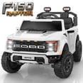 thumbnail image 1 of Ford F150 Raptor 2 Seater Ride on Toy Trucks for Kids, 24V Powered 2 Seat Ride on Cars with Remote Control/4 Wheelers/LED/Bluetooth/ Truck Bed Storage/Soft Start, Kids Electric Cars for Boys Girls, 1 of 8