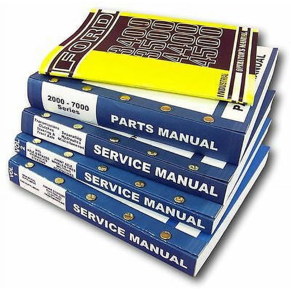 Ford 4400 4500 Industrial Tractor Service Repair Shop Parts Operators Manuals Id