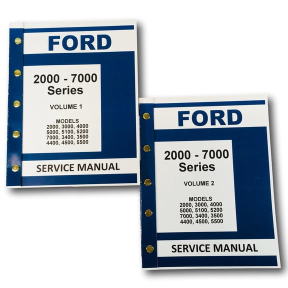 Ford 5000 Series Tractor Service Repair Shop Manuals 944Pg New Complete Set