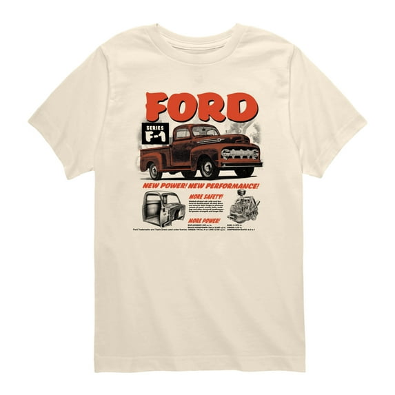 Ford - 52 F1 Truck - Youth Short Sleeve Graphic T-Shirt
