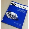 thumbnail image 1 of Ford 530 Hay Baler Operators Owners Manual Adjustments Operation Lube New Print, 1 of 4
