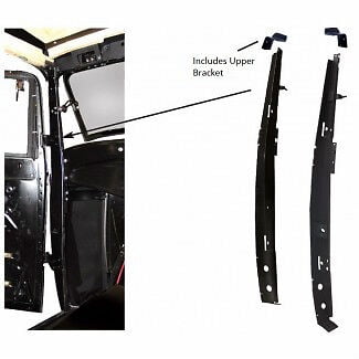 Ford 5W Five Window Coupe Outer Upper Left-Hand A-Pillar Door Hinge Jamb 1932