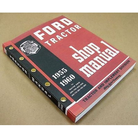 Ford 600 700 800 900 601 701 801 901 1801 Tractor Service Manual Shop Manual
