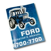 Ford 6700 7700 Tractor Operators Owners Manual Book