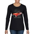 thumbnail image 1 of Ford '76 Gran Torino Vintage Car Cars and Trucks Womens Graphic Long Sleeve T-Shirt, Black, Small, 1 of 3