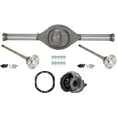 thumbnail image 1 of Ford 9 Inch Rear Axle Kit with Posi 3rd Member, 60 Inch Hub-to-Hub, 4.11 Gear Ratio, Fabricated Steel Housing, Forged Currie Axles, Dual Bolt Pattern, 1 of 20