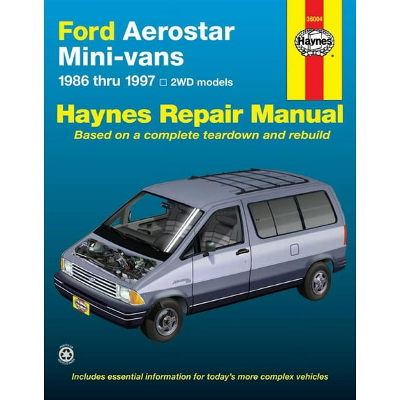 Ford Aerostar Mini-vans (86-97) with two wheel drive Haynes Repair Manual ^
