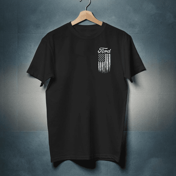 Ford -Americana Logo T-Shirt Unisex S-5XL Hot Trending Shirt, Vintage Birthday Gift
