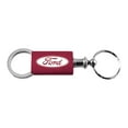 thumbnail image 1 of Ford Anodized Aluminum Valet Key Fob (Burgundy), 1 of 2