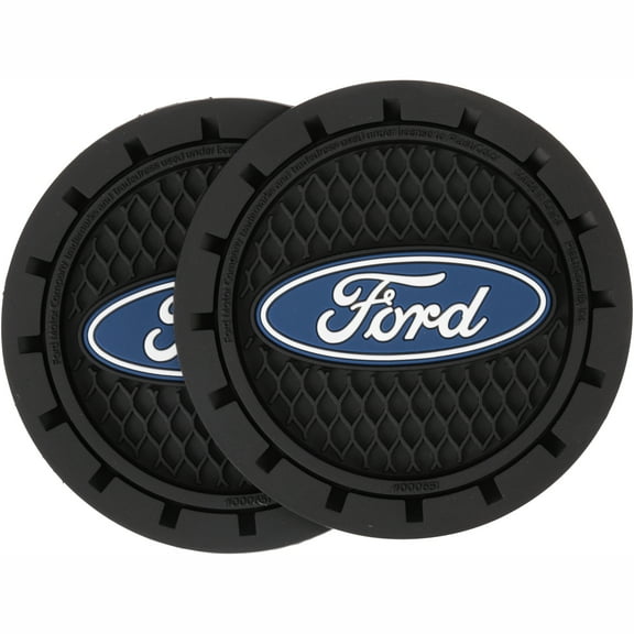 Ford Auto Cup Holder Coasters 2 ct Carded Pack