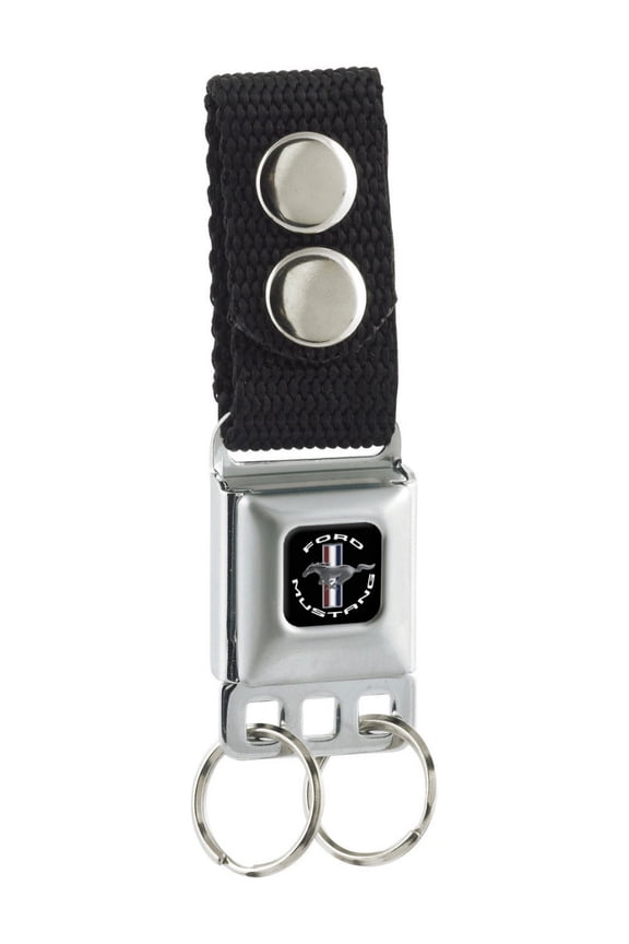 Ford Automobile Company Flag Mustang Logo Key Chain