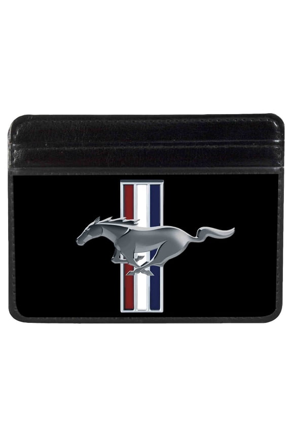 Ford Automobile Company Retro Striped Mustang Logo Weekend Wallet