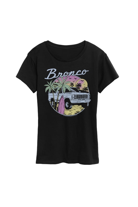 - Beach Bronco - Women's Short Sleeve Graphic T-Shirt