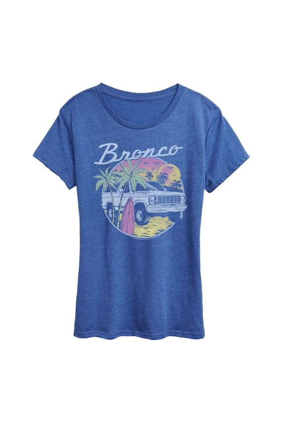 - Beach Bronco - Women's Short Sleeve Graphic T-Shirt