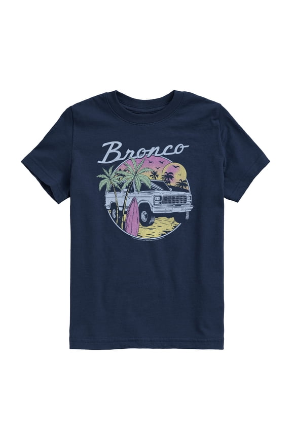 - Beach Bronco - Youth Boys Short Sleeve Graphic T-Shirt