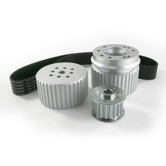 Gilmer Style Belt Pulley Kit for Ford Big Block - Satin