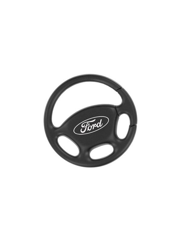 Black Steering Wheel Key Chain Keychain Fob