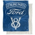 thumbnail image 1 of Ford Blanket, 50'x60' Genuine Parts Silky Touch Sherpa Back Super Soft Throw Blanket, 1 of 5