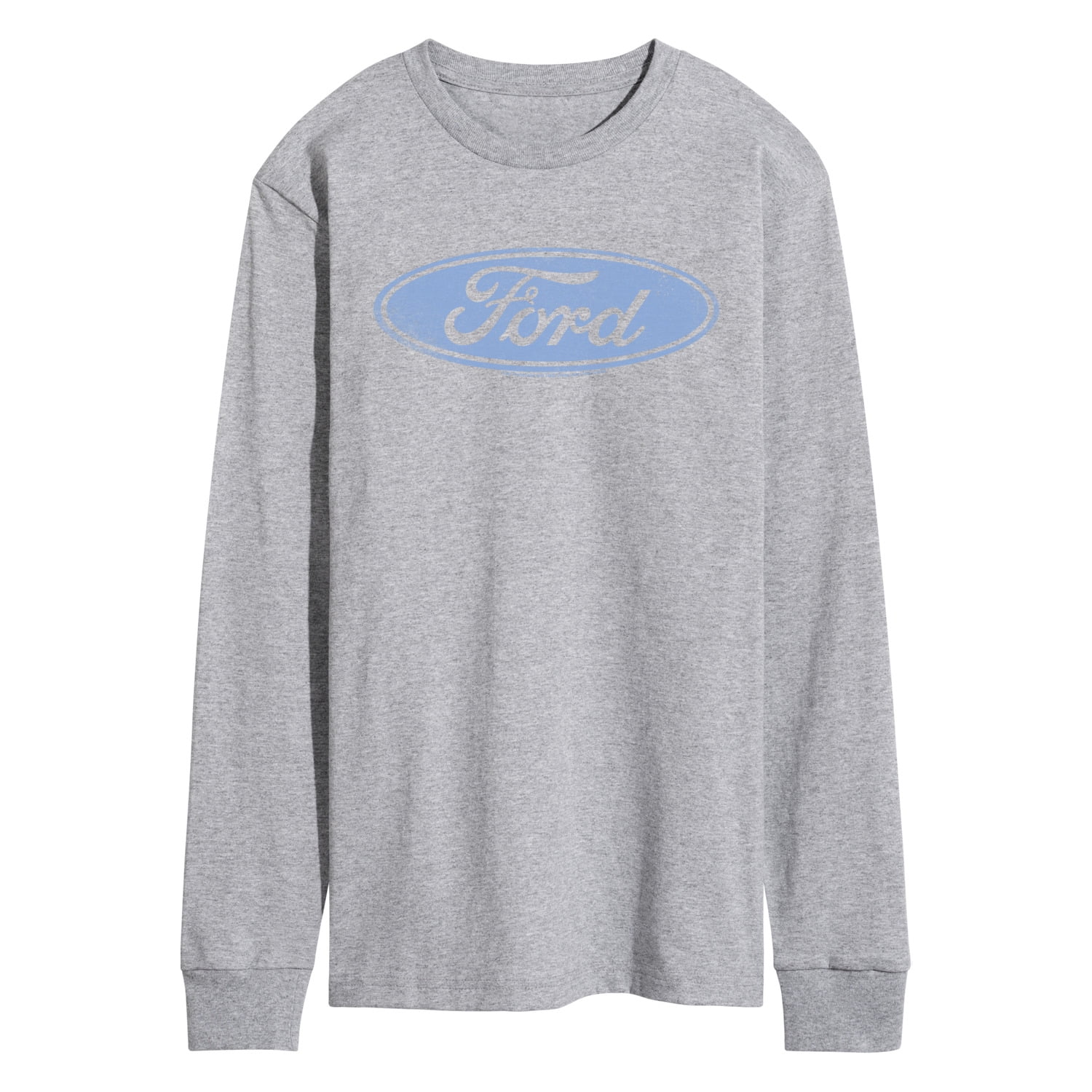 Ford - Blue Ford Logo - Men's Long Sleeve Graphic T-Shirt