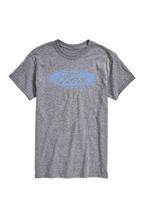 - Blue Ford Logo - Men's Short Sleeve Graphic T-Shirt