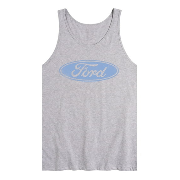 Ford - Blue Ford Logo - Men's Sleeveless Graphic Tank
