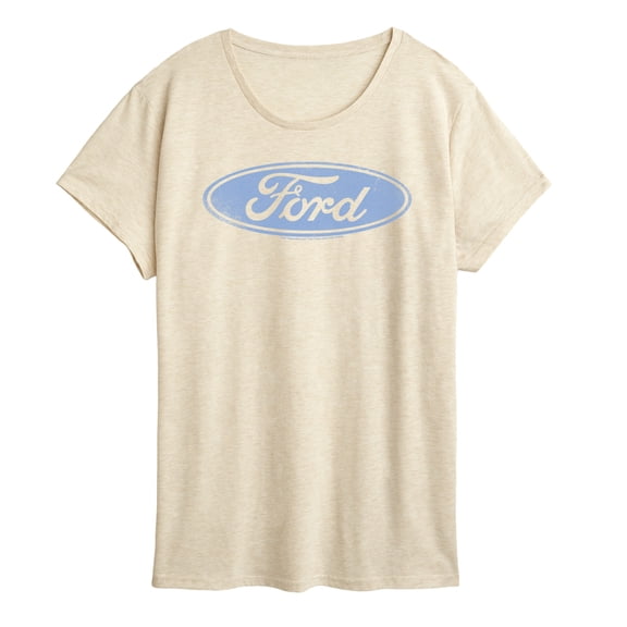Ford - Blue Ford Logo - Women's Short Sleeve Graphic T-Shirt